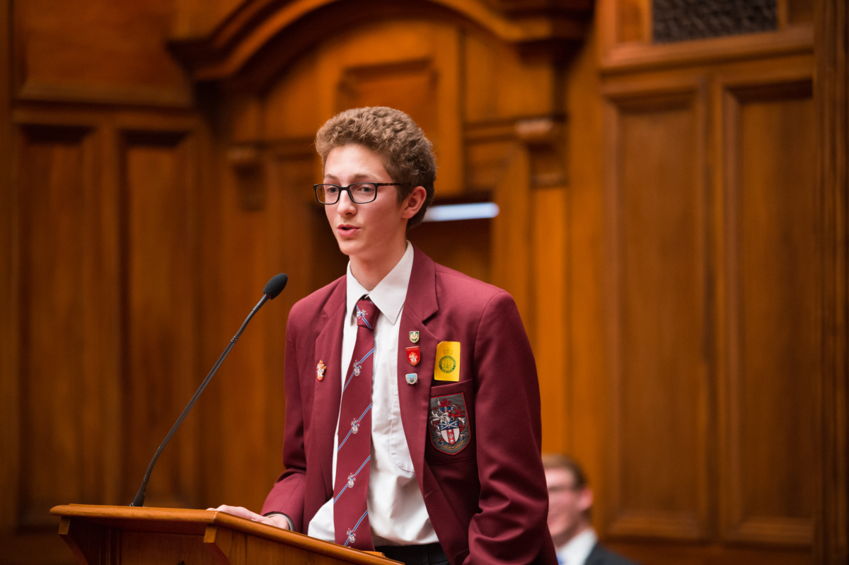 NZ Schools' Debating Championships 2016.  Photo credit: Stephen ACourt.  COPYRIGHT ©Stephen ACourt